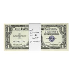 Lot of (25) Consecutive 1957 $1 Silver Certificate Notes Choice Uncirculated