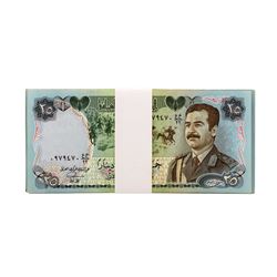 Lot of (25) Iraqi 25 Dinars Saddam Hussein Notes