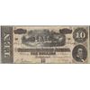 Image 1 : 1864 $10 Confederate States of America Note