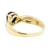Image 3 : 18KT Yellow Gold 0.80 ctw Sapphire and Diamond Ring