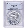 Image 1 : 1992 $1 American Silver Eagle Coin PCGS MS69