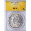 Image 1 : 1894 $1 Morgan Silver Dollar Coin ANACS AU58