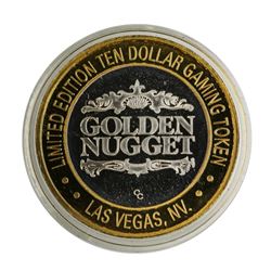 .999 Silver Golden Nugget Las Vegas, Nevada $10 Casino Limited Edition Gaming To