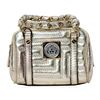 Image 1 : Versace Gold Quilted Leather Mini Bag