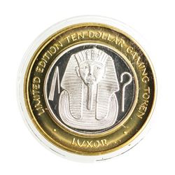 .999 Silver Luxor Las Vegas, Nevada $10 Casino Limited Edition Gaming Token