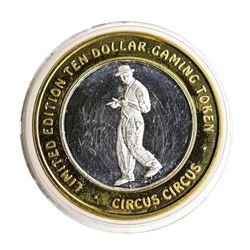 .999 Silver Circus Circus Hotel & Casino $10 Limited Edition Casino Gaming Token