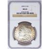 Image 1 : 1898-O $1 Morgan Silver Dollar Coin NGC MS65 Nice Toning