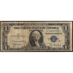 1935A $1 Experimental "S" Note Silver Certificate