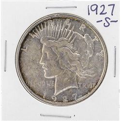 1927-S $1 Peace Silver Dollar Coin