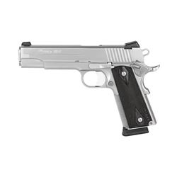 SIG 1911 45ACP 5" 8RD STS NS BLKWD