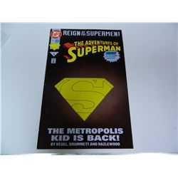 The Adventures of Superman #501, Die Cut Cover, includes Poster, DC Comics