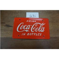 6"x10" Drink Coca Cola in Bottles License Plate Cover