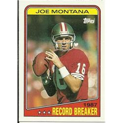 1988 TOPPS Football #4 JOE MONTANA