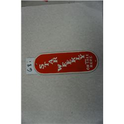 9"x3" Star Weekly on sale here, door push