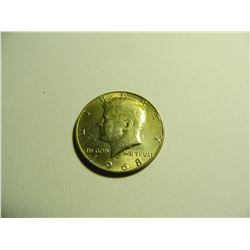 40% Silver 1965-1969 Kennedy Half Dollar, Date Our Choice, .1479 oz actual sliver weight (11.5grams)