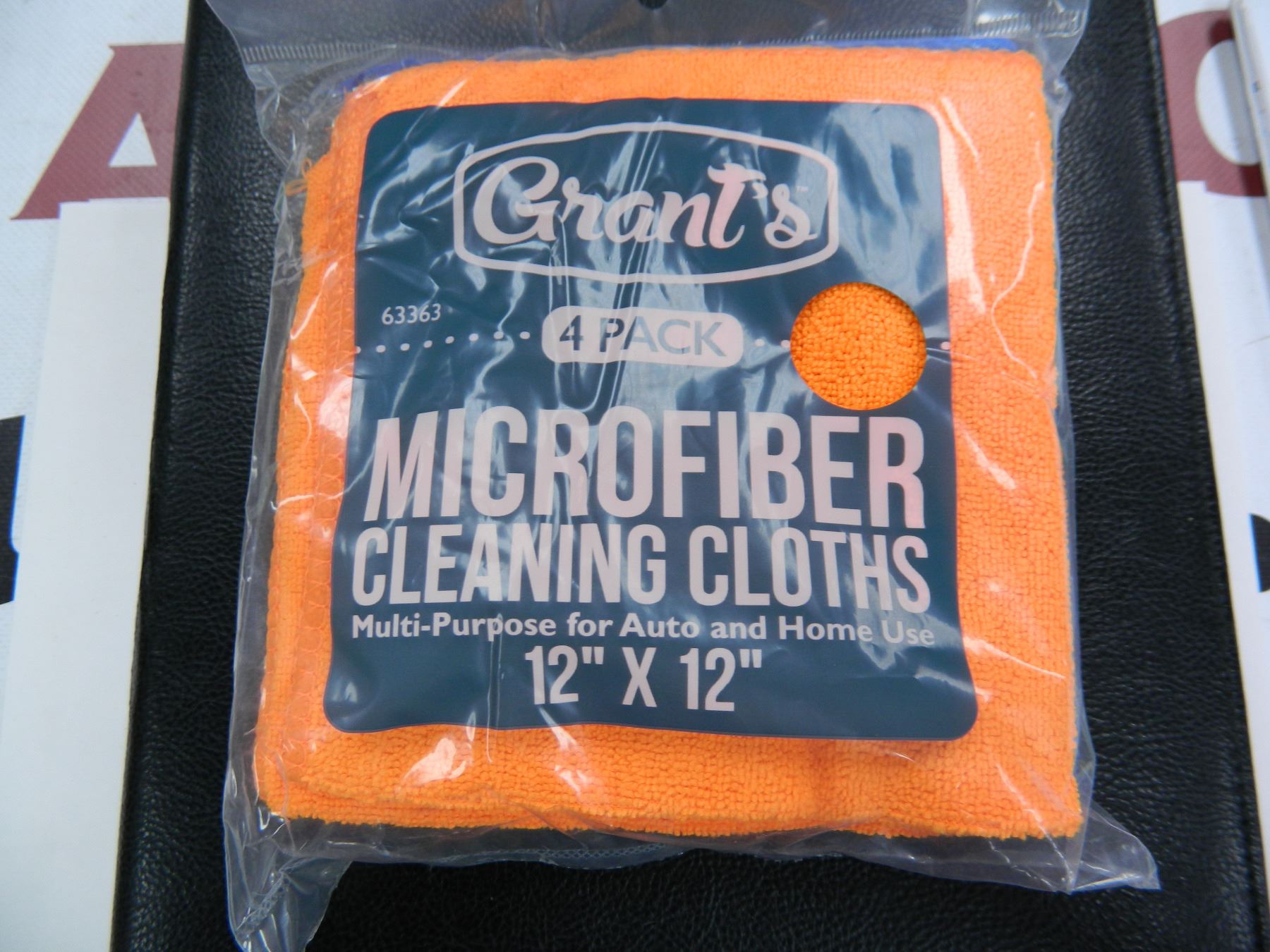 12/" x 12/" BRAND NEW Grant/'s 4 Pack Microfiber Multi-Purpose Cleaning Cloth