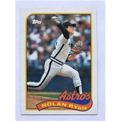 TWO (2) 1989 Topps Baseball Card #530 Nolan Ryan Houston Astros HOF, Ryan Express!