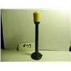 Image 1 : 5.5" Vintage Metal Street Lamp Post from Old Toy Train Set, OLD, Electric