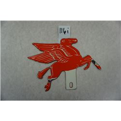 5"x7" Mobil Pegasus (facing right) license plate topper