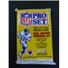 Image 1 : Six (6) Unopened Packs of 1990 Pro Set Football Cards, 14 cards per pack, 1 playbook
