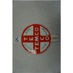 7.5"x6" TEMCO (feeds) license topper