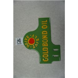 6"x7.5" Goldbond Oil, license topper