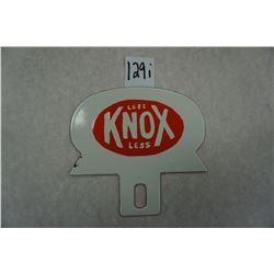 5.5"x5.5" KNOX  license plate topper