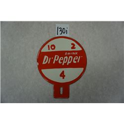 5.75"x4.5" Dr. Pepper license topper/trade sign