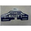 Image 1 : 10"x3.5" Malloy's (feed) license plate topper