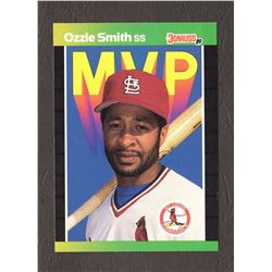 Two (2) 1989 Donruss Baseball Card #BC-14 MVP Ozzie Smith St. Louis Cardinals Baseball cards
