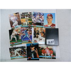 Ten (10) 1991 Topps Stadium Club Charter Member Limited Edition Cards, All One Money!