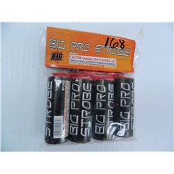 Pack of Four Big Pro Strobes, Fireworks Novelty Item