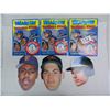 Image 1 : Three (3) 1990 Topps Heads Up! All One Money! Suction Cup Stick Em on Walls, Mirrors, Lockers,