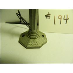 6" Lionel Vintage Metal Street Lamp Post from Old Toy Train Set, OLD, Electric