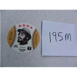 1976 MSA Blank Back Disc of Dave Parker