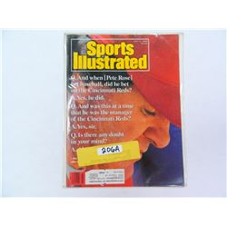 July 3rd 1989 Sports Illustrated with Pete Rose (Reds) on Cover