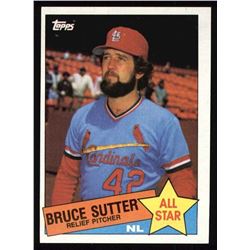 Bruce Sutter! 1985 Topps #722 Bruce Sutter Cardinals All Star