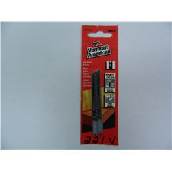 Vermont American 30018 U Shank 3-1/8-Inch 12TPI High Carbon Steel Jigsaw Blade, 2-Pack