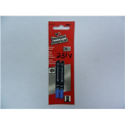 Vermont Americann Jig Saw Blades (2) 36 Teeth per Inch, # 30032. Made in Switzerland