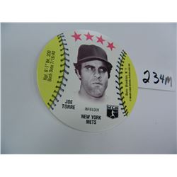 1976 MSA Blank Back Disc of Joe Torre