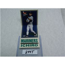 2004 Fleer Platinum BIG Signs, Fold Out Card: Ichiro, Mariners