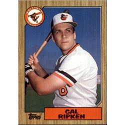 TWO (2) 1987 Topps Cal Ripken Baltimore Orioles #784 Baseball Cards