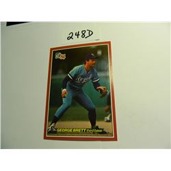 1984 Donruss Action All-Stars Oversized Baseball Card (3.5"x5"): George Brett, Royals, #55