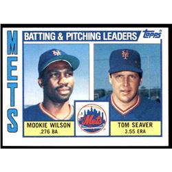 1984 Topps #246 Mets Team Leaders /Tom Seaver/Mookie Wilson