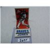 Image 1 : 2004 Fleer Platinum BIG Signs, Fold Out Card: Chipper Jones, Braves