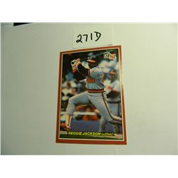 1984 Donruss Action All-Stars Oversized Baseball Card (3.5"x5"): Reggie Jackson, Angels, #36