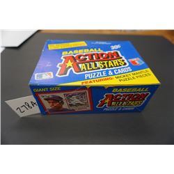 Unopened 1983 Donruss Baseball Action All Star Cards, Oversize, 36 Packs of Six Cards and Three