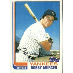 1982 Topps New York Yankees Baseball Card #208 Bobby Murcer