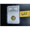 Image 1 : Gold U.S. $5 Commemorative, Actual Gold Weight .242 oz: 2006 S San Francisco Old Mint, NGC MS70