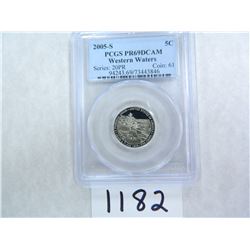 2005-S Western Waters Nickel, PCGS Graded PR69 DC   U.S Five Cents